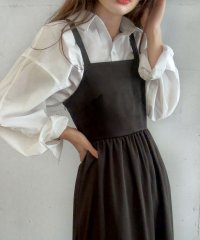 LAUIR/ラウアー LAUIR ベロアドッキングキャミワンピース/506887291