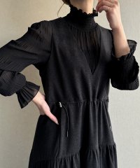 JUNOAH/ジュノア JUNOAH Vネックドロストロングジャンパースカート/506887349