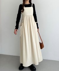 callautia/カラウティア callautia callautia 薄手コーデュロイドロストデザインフレアキャミワンピース/506887362