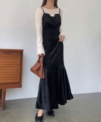 FILLOU/フィルー FILLOU FILLOU フロントデザインぺロアキャミワンピース/506887421