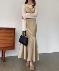 FILLOU/フィルー FILLOU FILLOU フロントデザインぺロアキャミワンピース/506887421