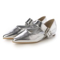 FABBY FABBY./ファビーファビー FABBY FABBY. スタッズベルトフラットパンプス/506888849