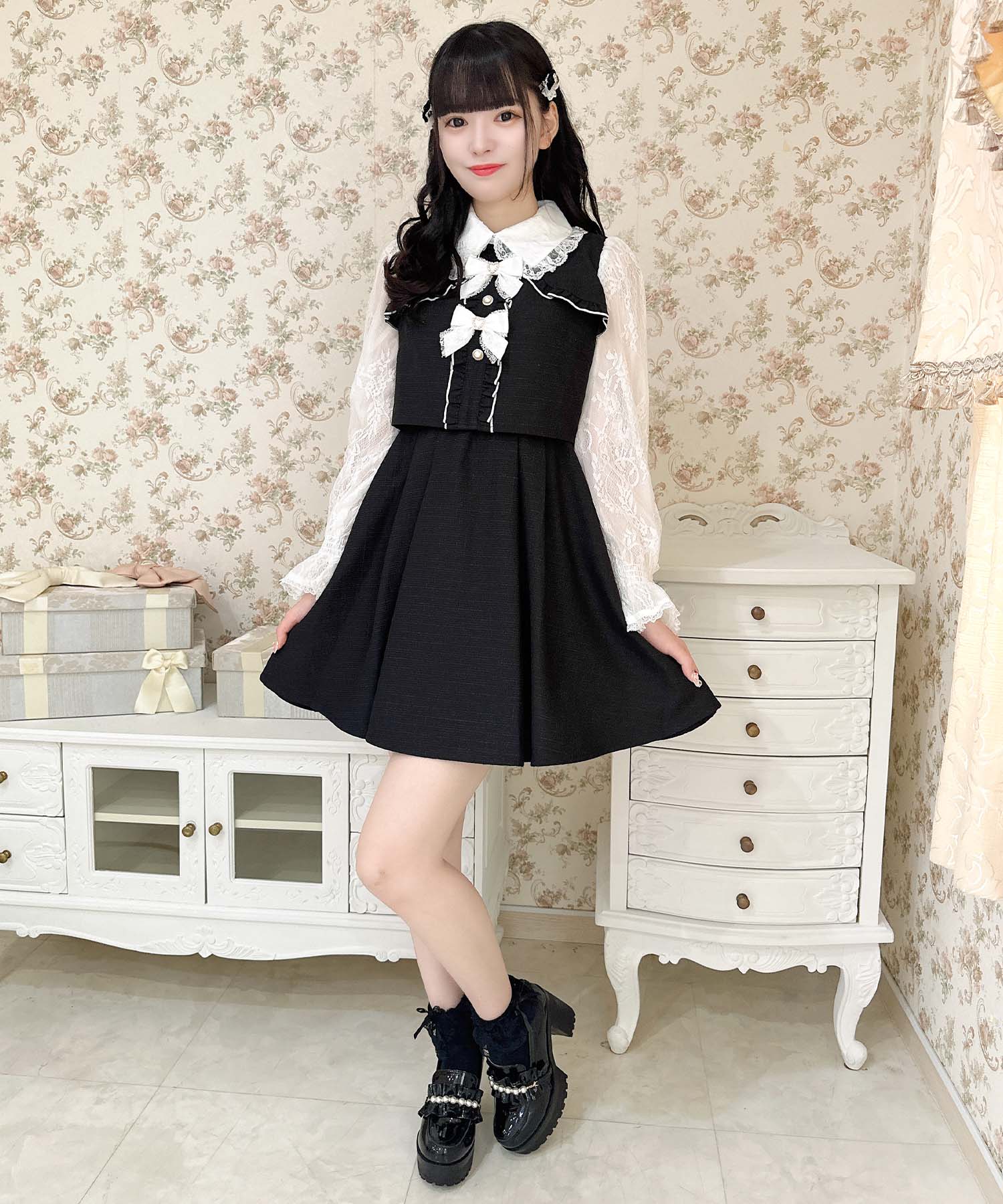 セール】ロジータ ROJITA トリプルリボンデザインワンピース セール】ロジータ ROJITA トリプルリボンデザインワンピース