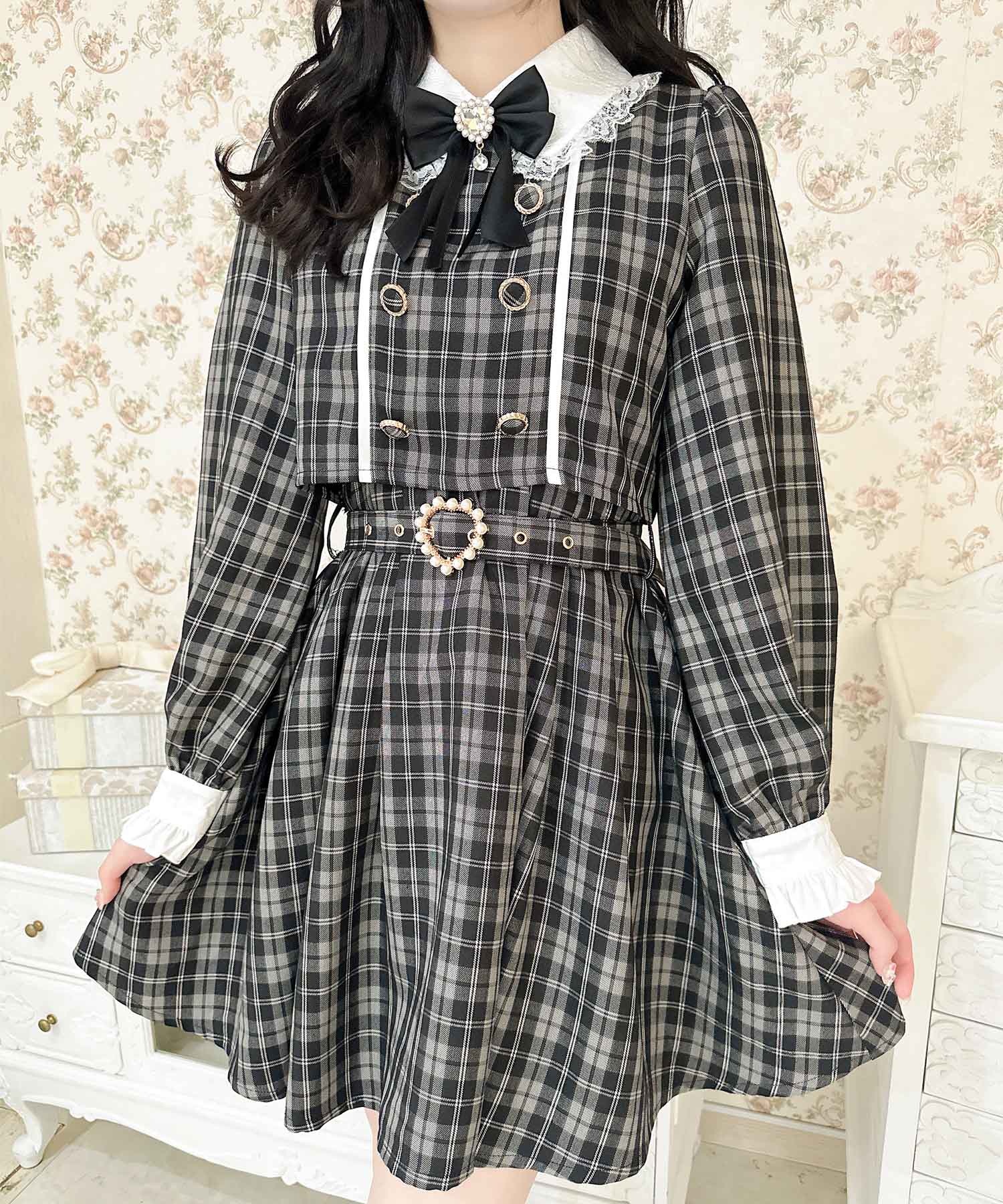 セール 30%OFF】ロジータ ROJITA ツーピー風ダブルボタン
