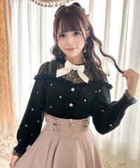 ROJITA/ロジータ ROJITA ハートドット肩開きニットトップス/506889206