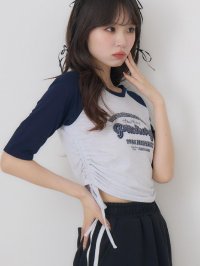 Emsexcite/エムズエキサイト ems excite ドロスト五分袖TEE/506889222
