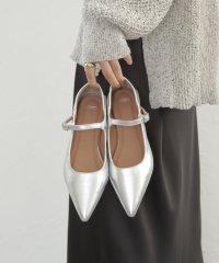 SOROTTO/ソロット SOROTTO 踵が踏める ゴムストラップ付きポインテッドトゥパンプス/506889378