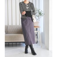 KOBE LETTUCE/コウベレタス KOBE LETTUCE 走れるストレッチカーゴ風スカート【ロング】[ 選べるサイズ/丈 ] [M4077]/506889490