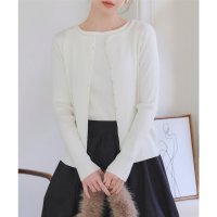 KOBE LETTUCE/コウベレタス KOBE LETTUCE パールボタンリブニットカーディガン【ロングスリーブ】 [N1102]/506889511