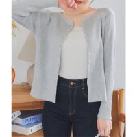 KOBE LETTUCE/コウベレタス KOBE LETTUCE パールボタンリブニットカーディガン【ロングスリーブ】 [N1102]/506889511