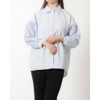 styiro/スタイロ styiro 切り替えストライプ柄ブラウスシャツ/506889567