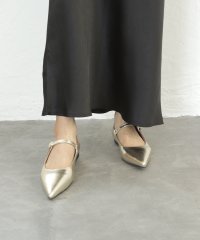 SOROTTO/ソロット SOROTTO 踵が踏める ゴムストラップ付きポインテッドトゥパンプス/506889578