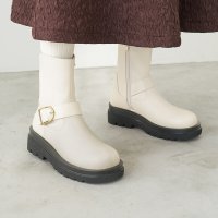 Launa lea/ラウナレア Launa lea トラックソールショートブーツ(S147)/506889584