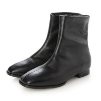 la farfa SHOES/la farfa ラファーファ レディース ストレッチスクエアローヒールブーツ【幅広4E/大きいサイズ/滑りにくい】 5340 ブラック/506889729