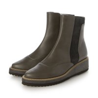 BARCLAY/【本革 / 日本製】 バークレー BARCLAY 厚底プラットフォームソール スエードコンビデザイン カジュアルショートブーツ/506889770