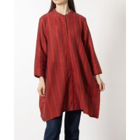 KANKAN/カンカン KANKAN ちぢれストライプドビーシャツドレス/506890452