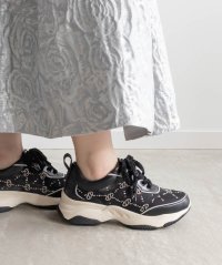 RANDA/ランダ RANDA モノグラム×ホットフィックスストーン スニーカー/506890960