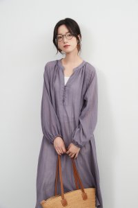 On One's Own/オンワンズオン On One's Own 軽やか素材綿混シアー長袖チュニックワンピ・レイヤードに便利・体系カバー/506891737