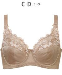 Wing/ウイング Wing ブラジャー バストをしっかり包みこむ 背中の段差を軽減 綿混(カップ肌側) フルカップブラ/506892171