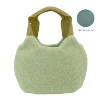 ROOTOTE/ルートート ROOTOTE 1269 モコモコ ボア ヨコ型 軽量 トートバッグ SN ラウンド ミーサ A (グレー)/506892402