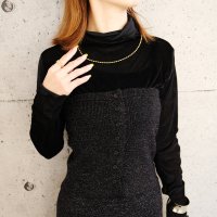 aquagarage/アクアガレージ aquagarage リブラメボタン付きビスチェ 春 秋 冬 M レディース ≪ゆうメール便配送10・代引不可≫ | | アクアガレージ aqu/506892572