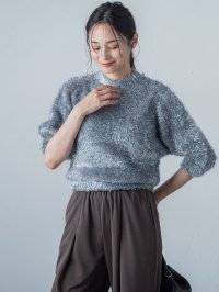 LAUTREAMONT/ロートレアモン LAUTREAMONT 【WEB＆一部店舗限定】メタリックフェザーニットプルオーバー/506893232