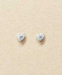 TAKE-UP/テイクアップ TAKE－UP [ セカンドピアス]Ptアイスブルーダイヤモンド ハートピアス/506893280