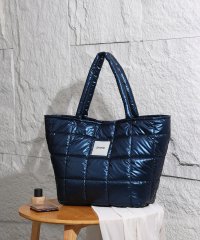 UNGRID bag/アングリッド Ungrid メタリックナイロンキルティング ラージトートバッグ/506893759