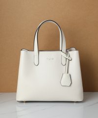 UNGRID bag/アングリッド Ungrid カラーロゴ金具 キーハウス付き両アオリポケットハンドバッグ ショルダーストラップ付/506893772