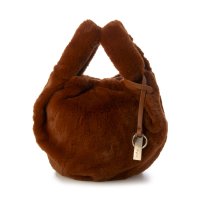 UNGRID bag/アングリッド Ungrid バルーン型 キーチャーム付きファーマルシェバッグ/506893781