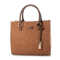 UNGRID bag/アングリッド Ungrid ヘリンボーンファブリック キーチャーム付き両アオリポケットスクエアハンドバッグ/506893783