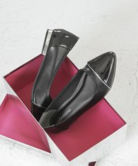 masyugirl/マシュガール masyugirl 【4E 幅広 防滑底】切り替えデザインのローヒールパンプス/506894320