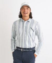 adabat/JAZZモチーフ ストライプデザイン 長袖ポロシャツ/506695400