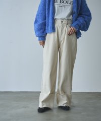 coen/ロールアップワイドデニムパンツ/506853025