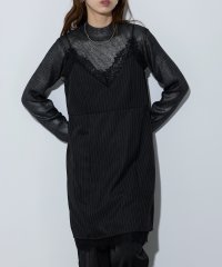 MAISON BREEZE/ピンストライプ レースキャミソール チュニック レイヤード 32063A332 【MAISON BREEZE】/506863557