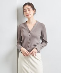 UNITED ARROWS/W 18G リブ Vネックカーディガン/506875644