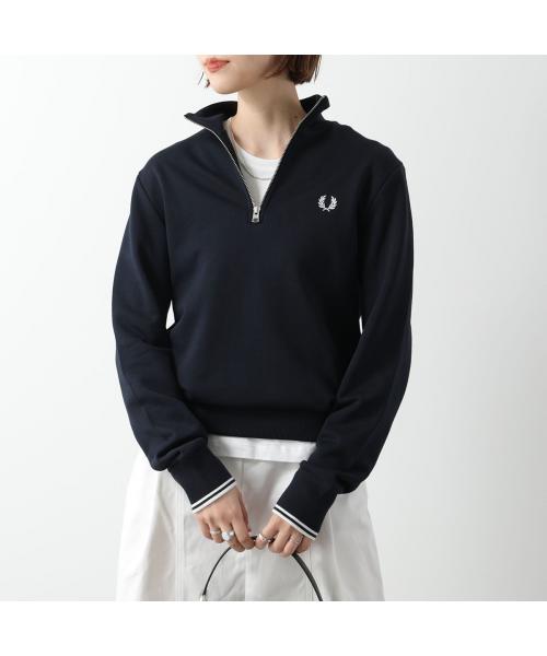 ファッション フレッドペリー ZIP HALF トレーナー PERRY FRED PERRY FRED トップス