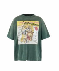 RoyalFlash/SAINT MICHAEL/セントマイケル/CP_SS TEE/LOVE OF SNT/GREEN/506880726