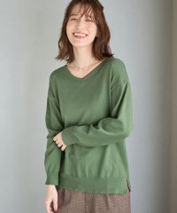 Viola e Viola/ヴィオラ エ ヴィオラ Viola e Viola ＜Vネック＞洗えるもちもち ゆるシンプルニット/506896106
