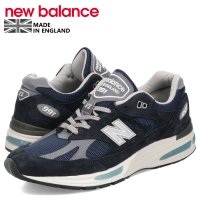 new balance/ニューバランス New Balance ニューバランス new balance 991v2 スニーカー メンズ Dワイズ MADE IN UK ネイビー U99/506896303