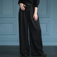 Sawa a la mode/サワアラモード Sawa a la mode 唯一無二な存在感ダメージ風ワイドパンツ/506896365