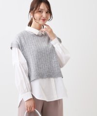 Reflect/【E‐QUALITY／手洗い可／セットアイテム／単品使いも可能】ニットベスト＋シャツ/506896682