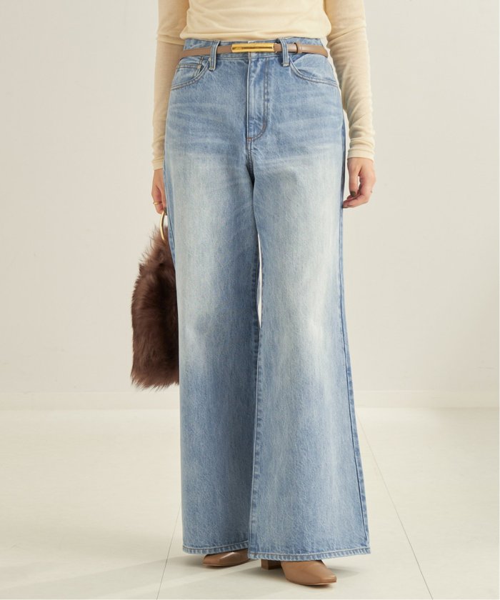 セール】DENIM SEMI FLARED パンツ(506896990) | プラージュ