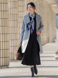 LAUTREAMONT/ロートレアモン LAUTREAMONT ネオアルティウールロングコート/506897429