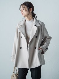 LAUTREAMONT/ロートレアモン LAUTREAMONT ネオアルティウールショートコート/506897430