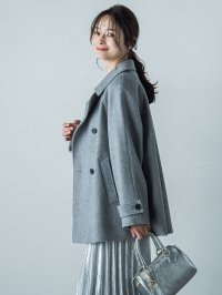 LAUTREAMONT/ロートレアモン LAUTREAMONT ネオアルティウールショートコート/506897430