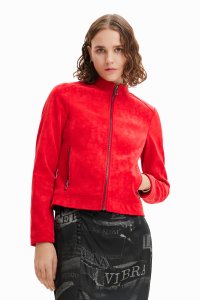 Desigual/デシグアル Desigual スエード調 バイカージャケット/505098037
