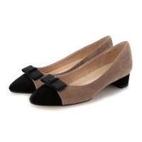 Melmo/メルモ MELMO リボンモチーフトゥーキャップパンプス/506891902
