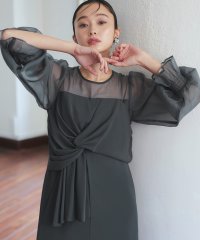 RUIRUE BOUTIQUE/ルイルエブティック RUIRUE BOUTIQUE 3wayドレープリボンシフォンタイトワンピースドレス/506902829