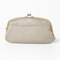 LAFIEL/ラフィール LAFIEL ドットカラー合皮ガマ口長財布/506903185